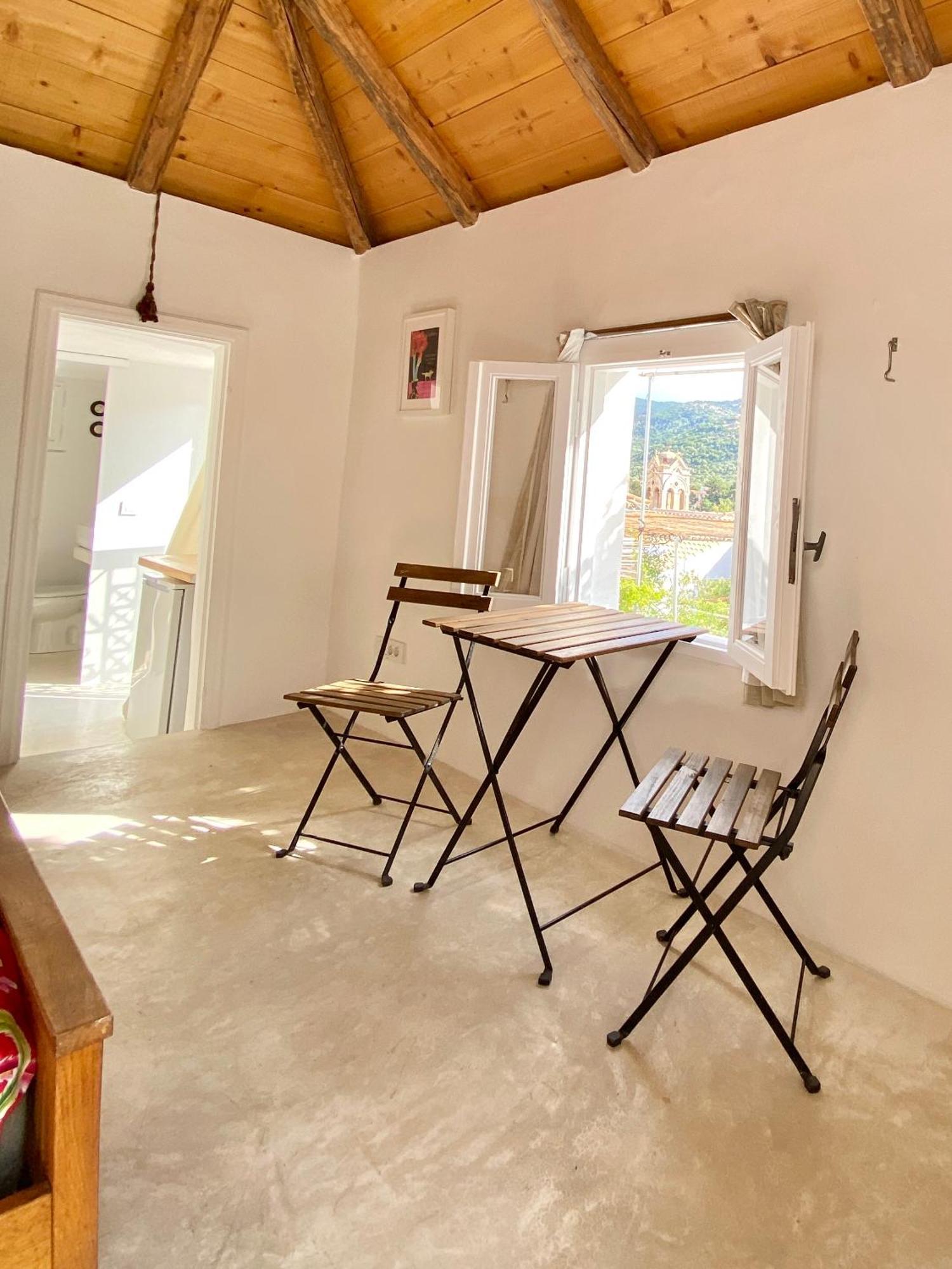 Stylish Vathy Studio With Sea View Esterno foto